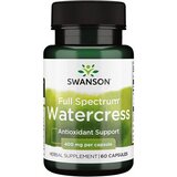 Swanson Full Spectrum Watercress (Nasturel), 400mg - 60 Capsule